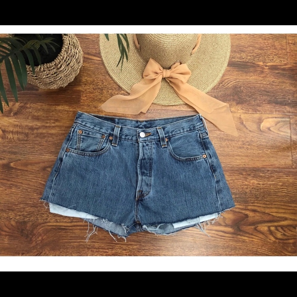 Levi’s 501 Button Up Fly Denim Shorts